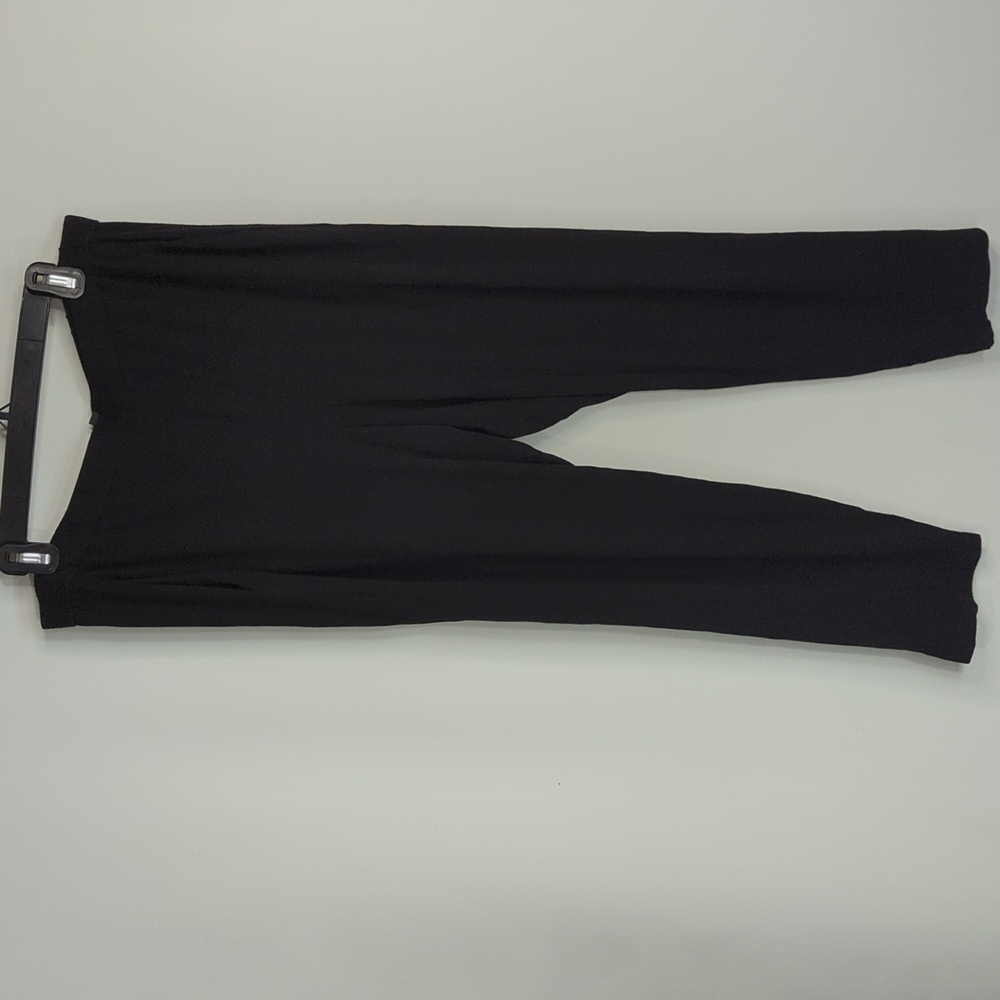 Eileen Fisher Womens Black Pull On Pants Casual Athleisure Size L